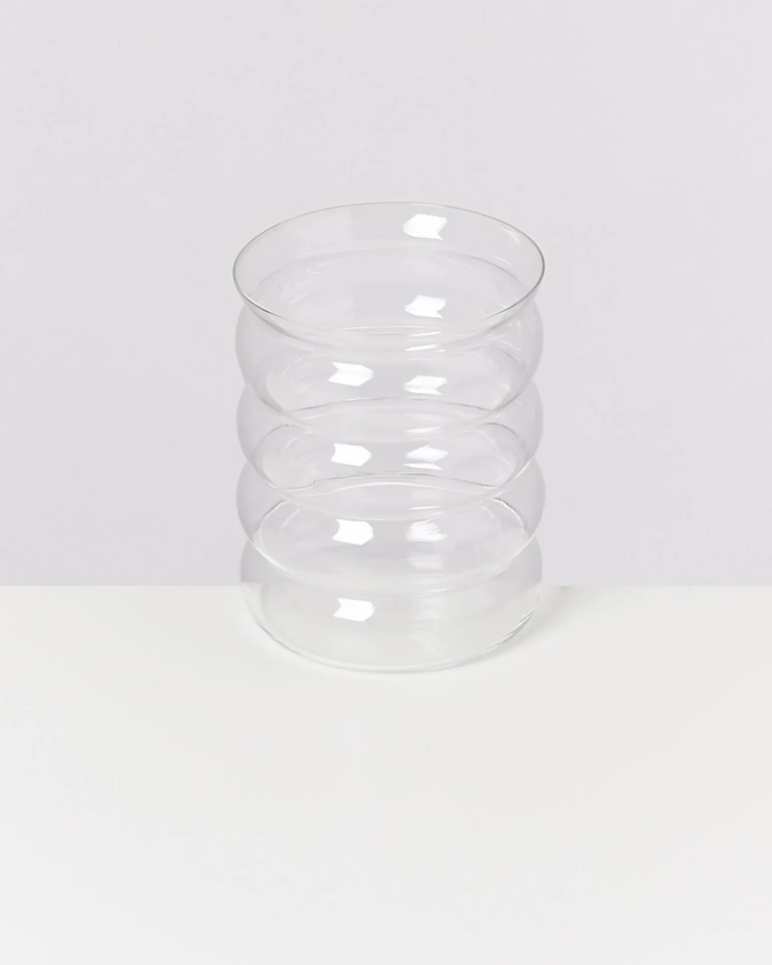 Joia Glas groß bubble transparent