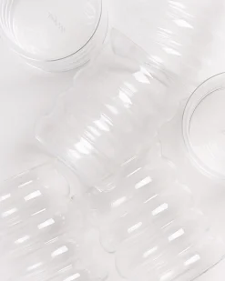 Joia Glas groß bubble transparent