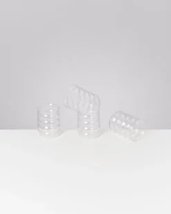 Joia Glas groß bubble transparent 4er-Set