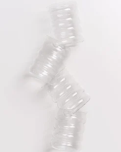 Joia Glas groß bubble transparent 4er-Set