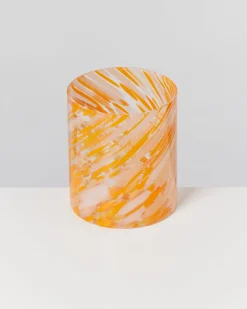 Joia Glas groß drops orange