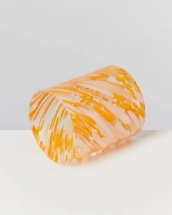 Joia Glas groß drops orange