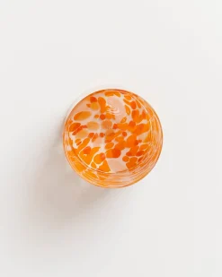Joia Glas groß drops orange