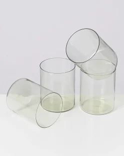 Joia Glas groß smaragd 4er-Set