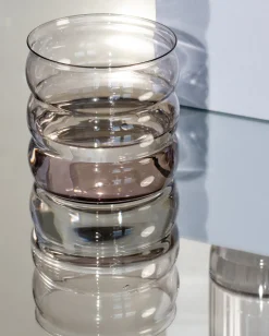 Joia Glas klein bubble grau