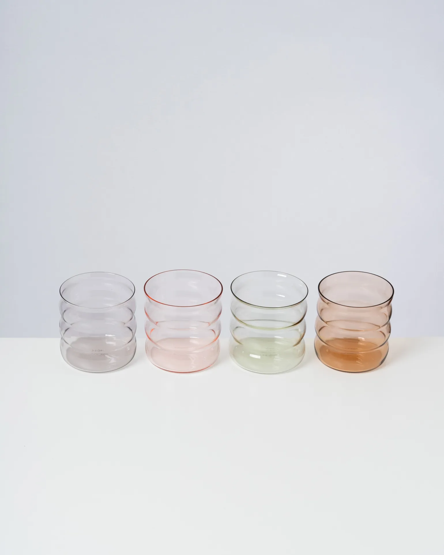 Joia Glas klein bubble grau