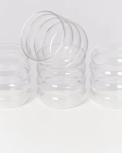 Joia Glas klein bubble transparent