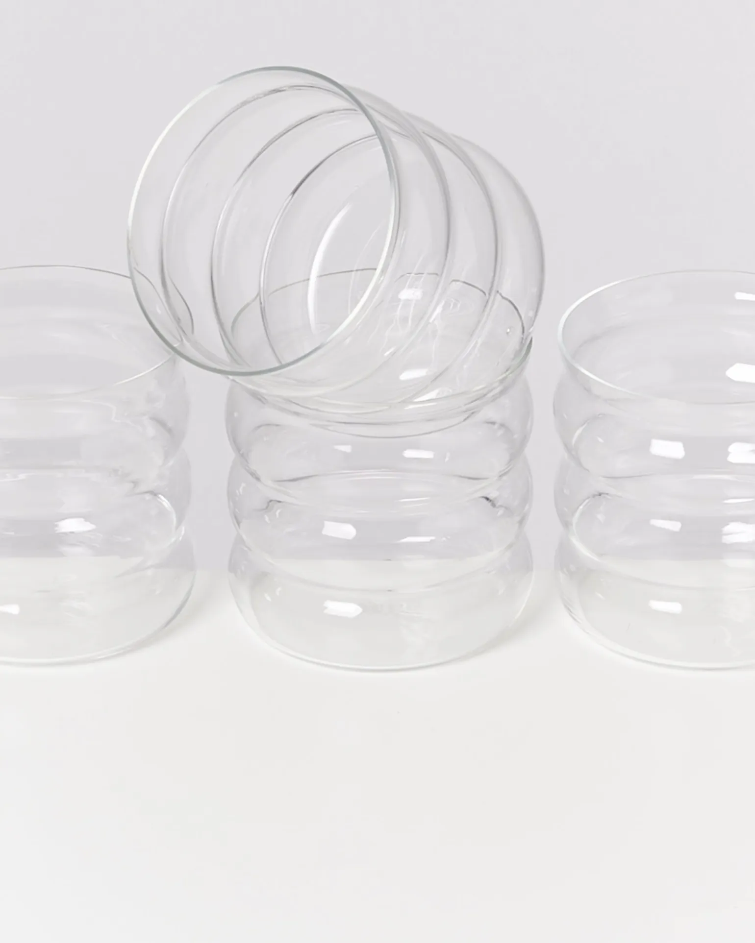 Joia Glas klein bubble transparent