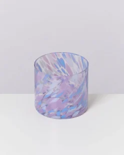 Joia Glas klein drops blau lila