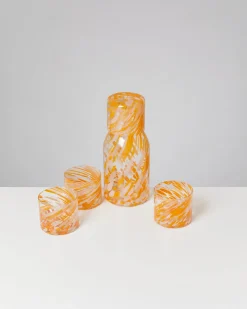 Joia Glas klein drops orange 5er-Set