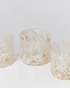 Joia Glas klein drops sand