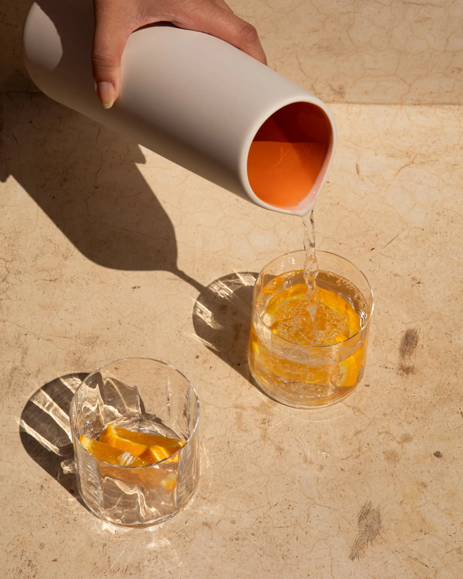 Joia Glas klein flower transparent