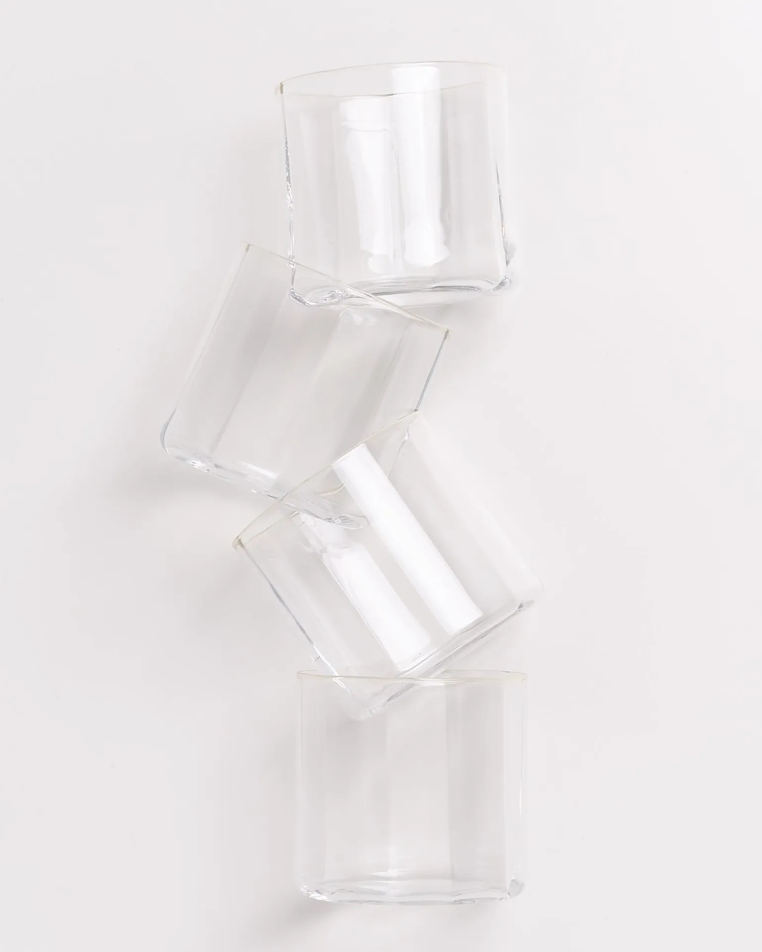 Joia Glas klein flower transparent