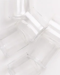 Joia Glas klein flower transparent 6er-Set