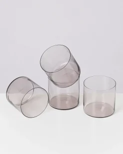 Joia Glas klein grau 4er-Set
