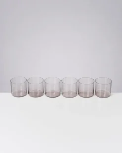 Joia Glas klein grau 6er-Set