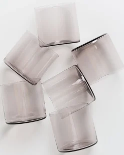 Joia Glas klein grau 6er-Set