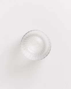 Joia Glas klein riffled transparent