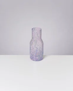 Joia Glaskaraffe drops blau lila