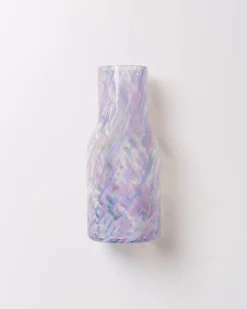 Joia Glaskaraffe drops blau lila