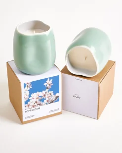 João Duftkerze Soft Bloom salbei hellblau