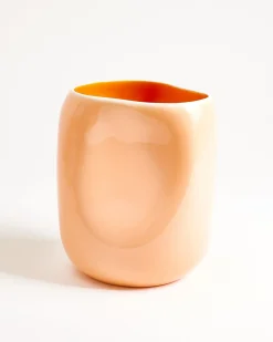 João Vase L peach orange