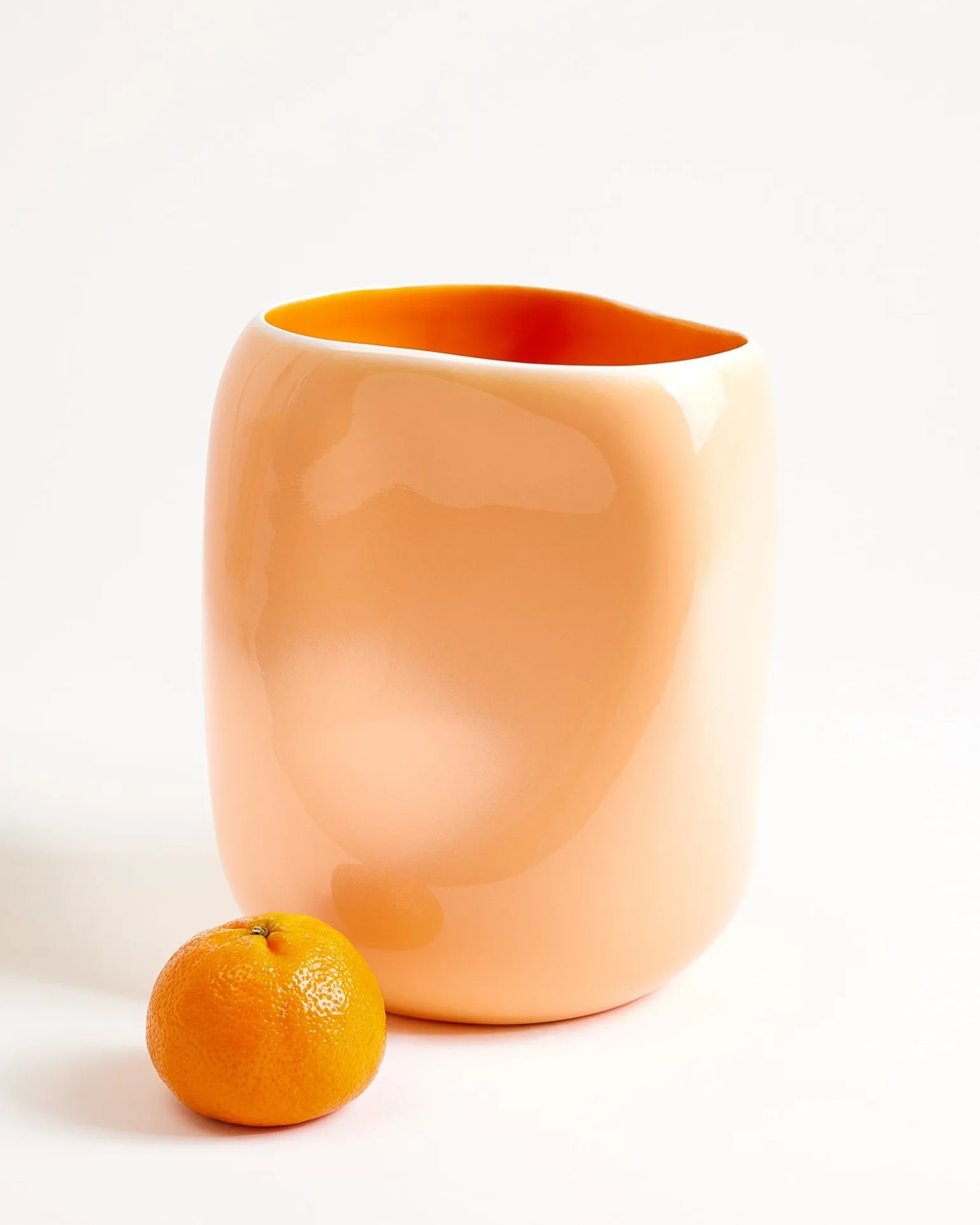 João Vase L peach orange