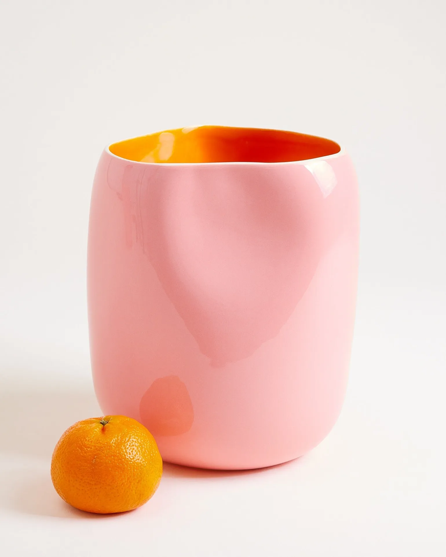 João Vase L rosa orange