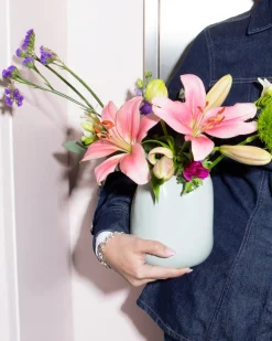 João Vase M hellblau salbei