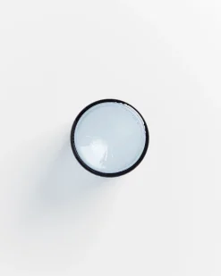 Leiria Glas klein riffled blau