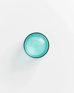 Leiria Glas klein riffled grün