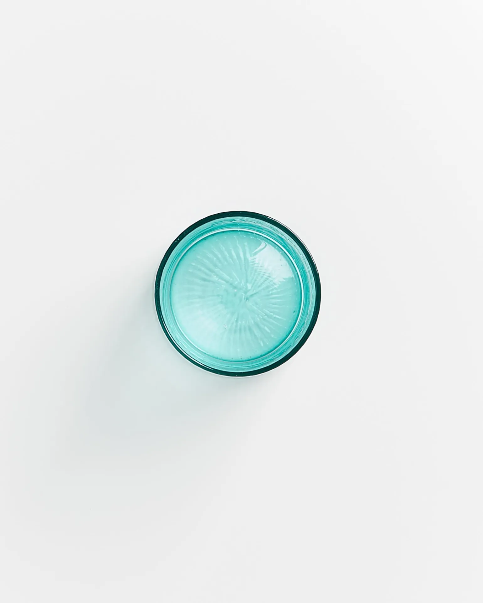 Leiria Glas klein riffled grün