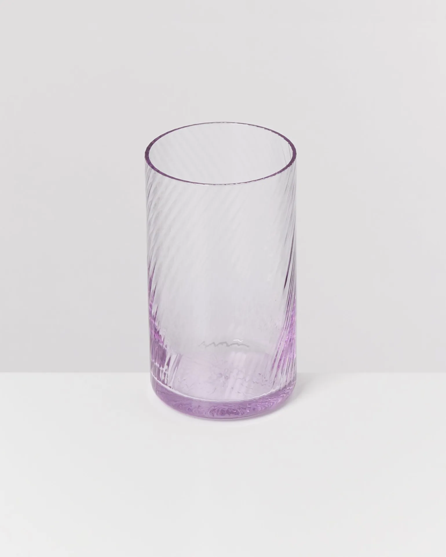 Leiria Glas klein riffled lila