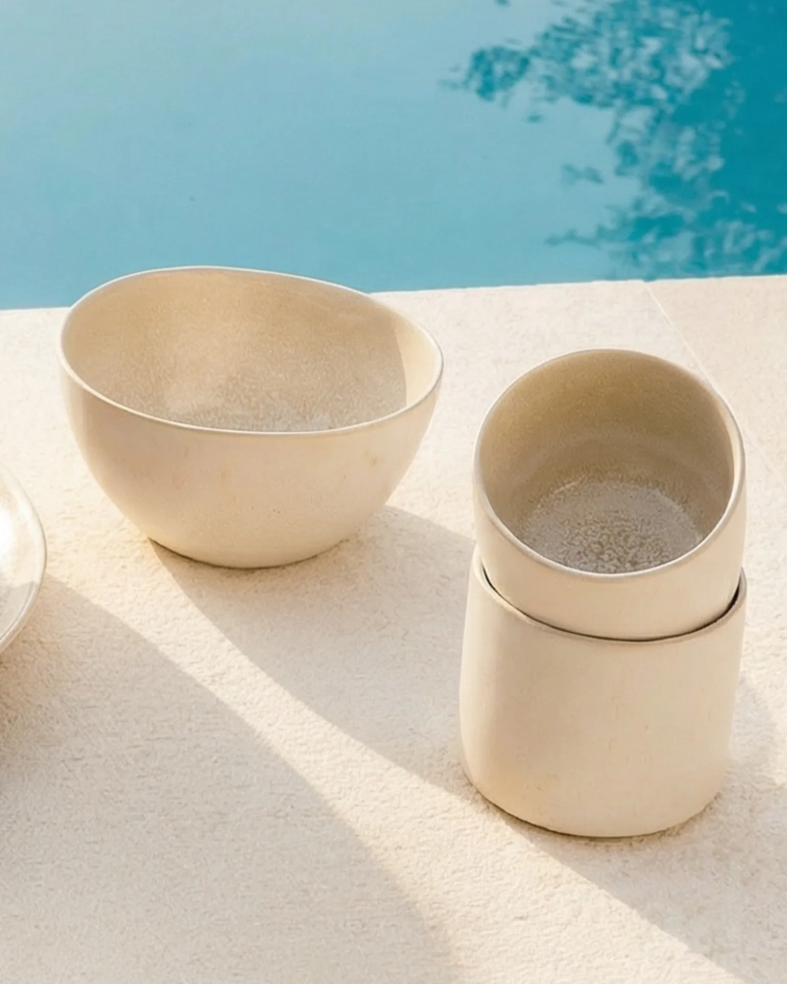 Lorosa Becher groß sand
