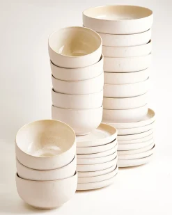 Lorosa Geschirr-Set modern sand 32-teilig