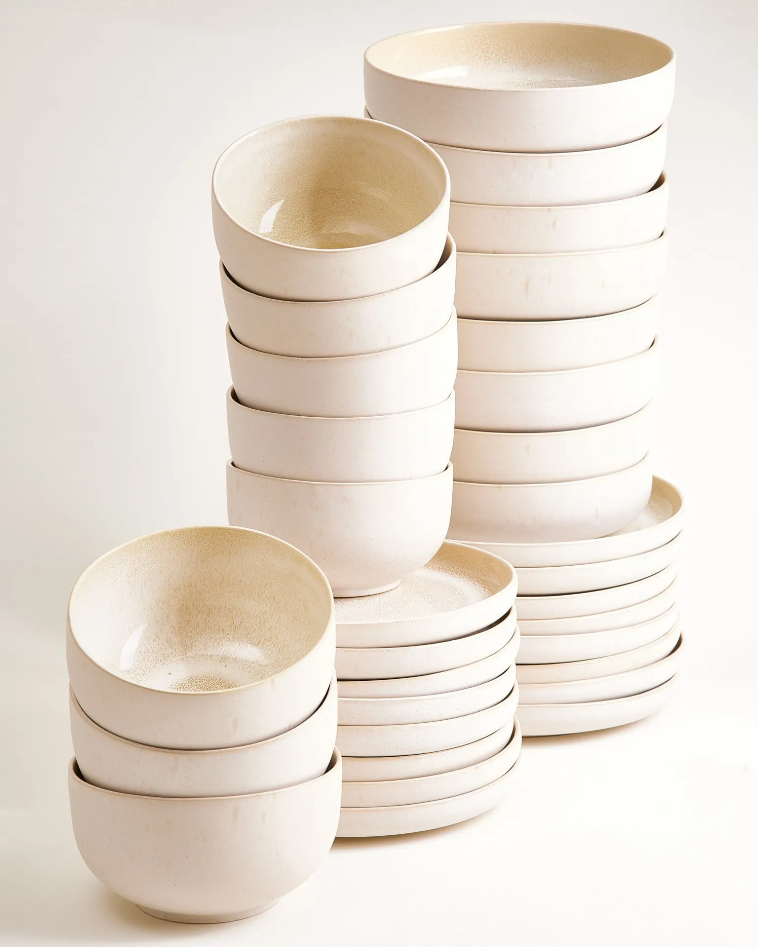 Lorosa Geschirr-Set modern sand 32-teilig