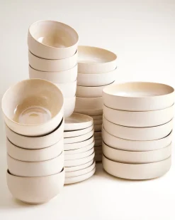Lorosa Geschirr-Set modern sand 40-teilig