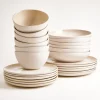Lorosa Geschirr-Set sand 24-teilig