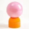 Lumo Glaslampe rosa orange