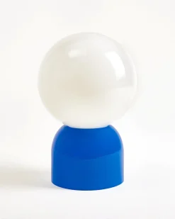 Lumo Glaslampe sand dunkelblau