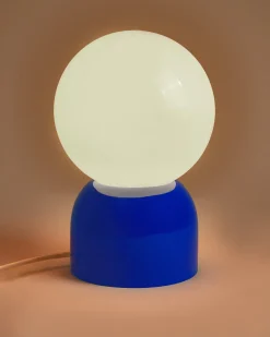 Lumo Glaslampe sand dunkelblau