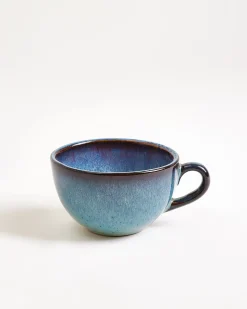 Madeira Cappuccinotasse classic grünblau