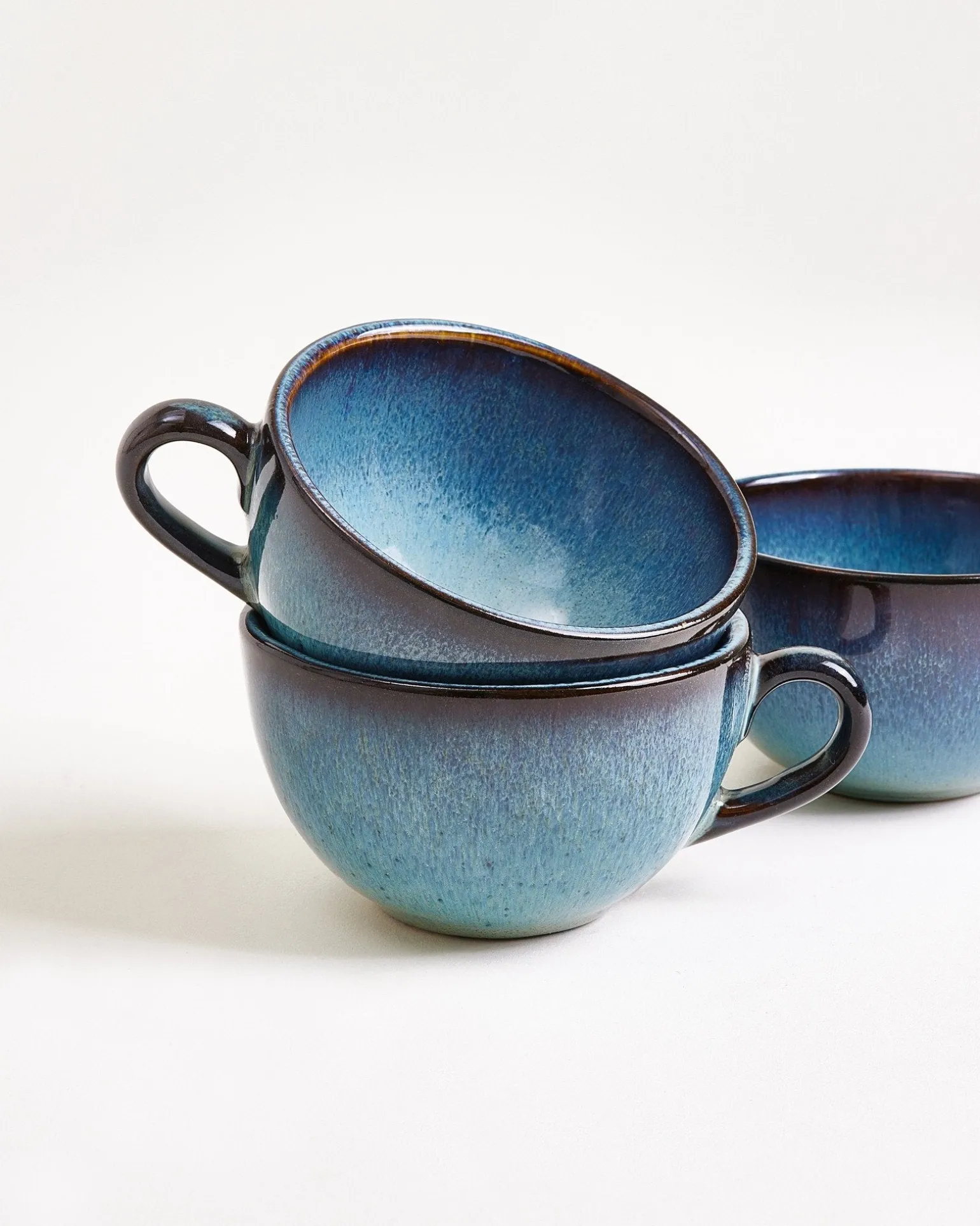 Madeira Cappuccinotasse classic grünblau