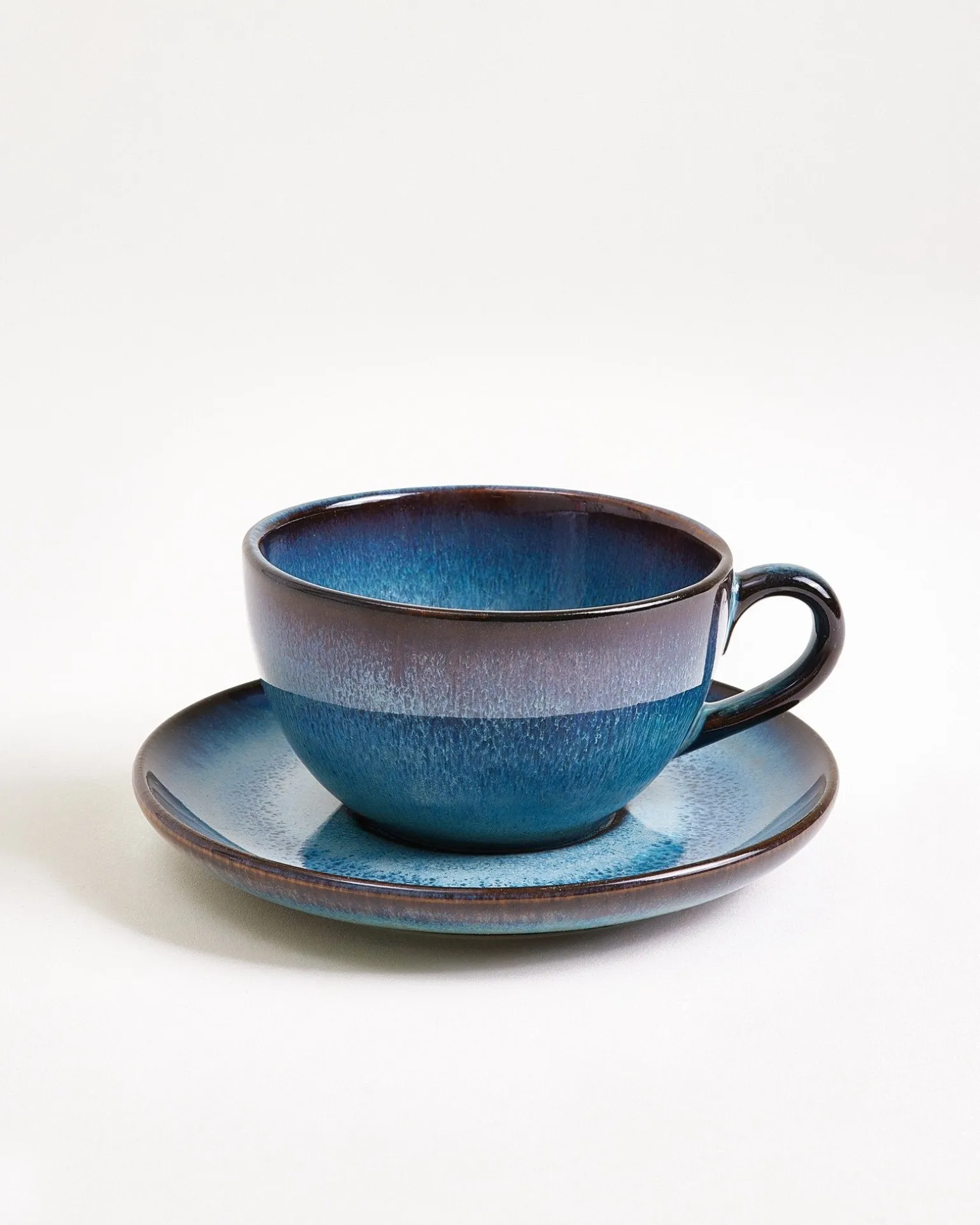Madeira Cappuccinotasse classic grünblau