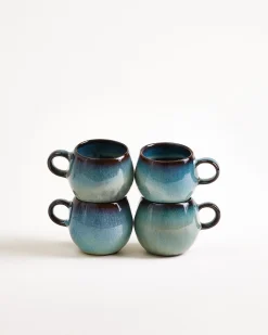 Madeira Espressotasse grünblau 4er-Set