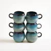 Madeira Espressotasse grünblau 6er-Set