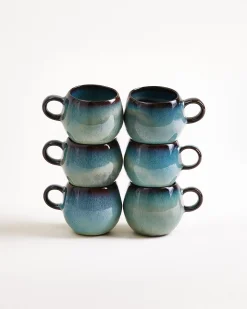 Madeira Espressotasse grünblau 6er-Set