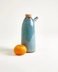 Madeira Essig- & Ölflasche grünblau