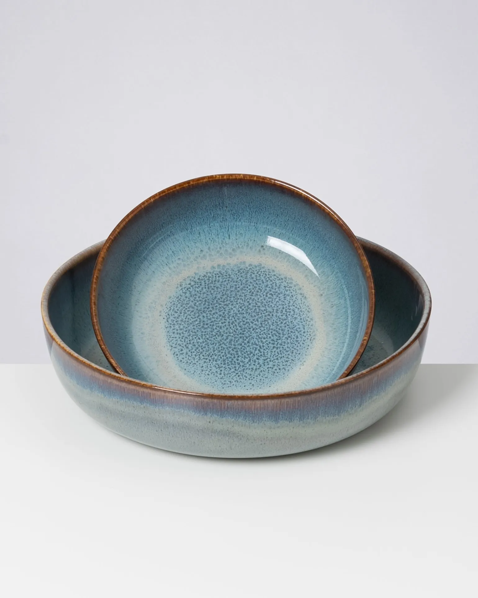 Madeira Müslischale modern grünblau