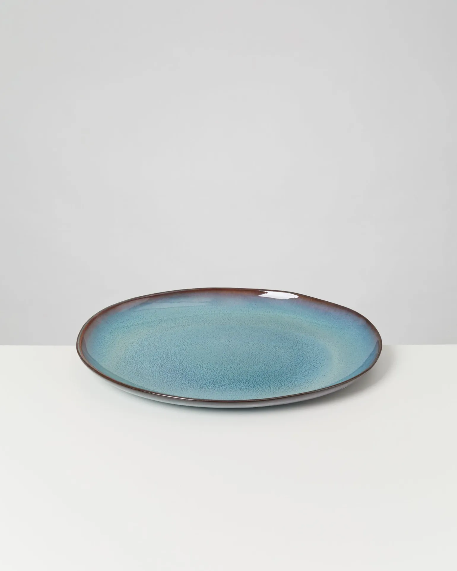 Madeira Servierplatte L oval grünblau